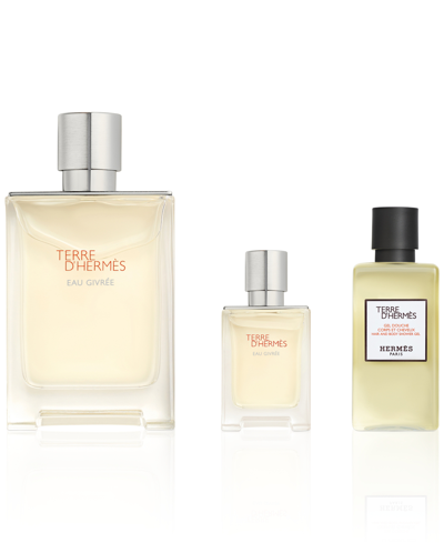 Shop Hermes Men's 3-pc. Terre D' Eau Givree Eau De Parfum Gift Set In No Color