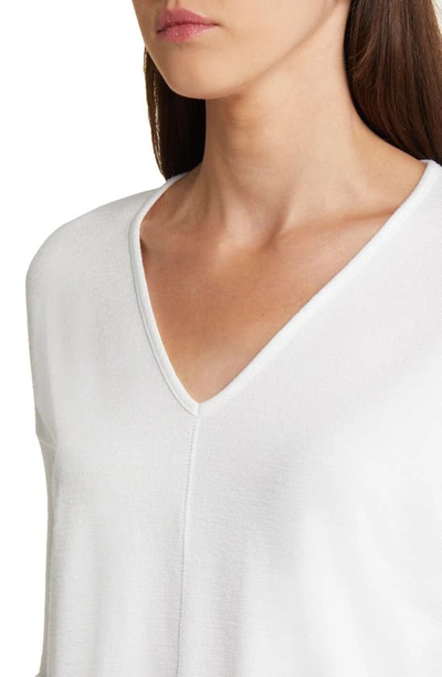 Shop Rag & Bone The Long Sleeve Knit T-shirt In White
