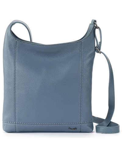 Shop The Sak Women's De Young Small Leather Crossbody In Maritime