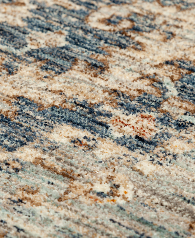 D Style Bergama Be3 1'8" X 2'6" Area Rug In Navy