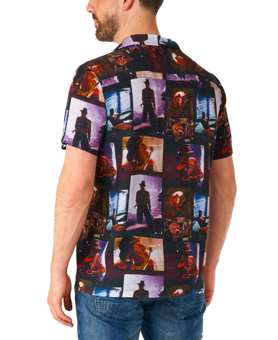 Shop Opposuits Men's Nightmare On Elm Street Graphic Shirt In Black