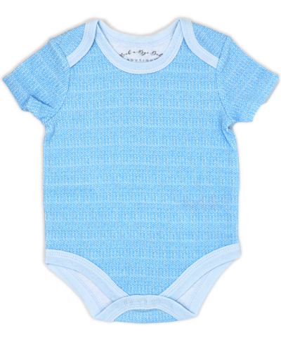 Shop Rock-a-bye Baby Boutique Baby Boys Little Friends Layette, 6 Piece Set In Blue