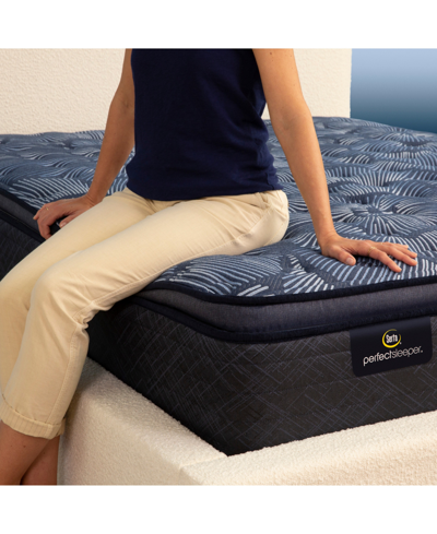 Shop Serta Perfect Sleeper Cobalt Calm 14" Medium Pillow Top Mattress-full In No Color