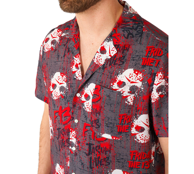 Shop Opposuits Men's Friday The 13th Graphic Shirt In Black