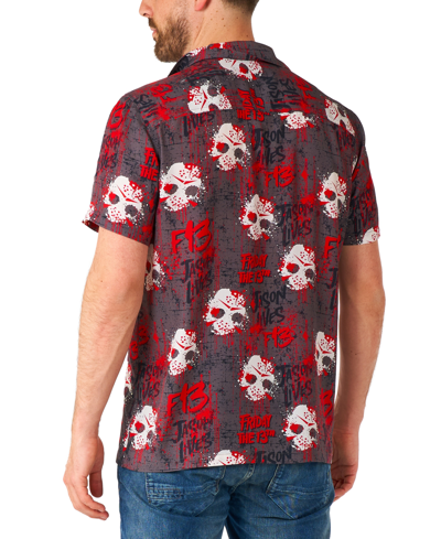 Shop Opposuits Men's Friday The 13th Graphic Shirt In Black