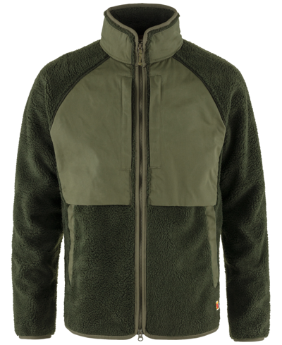 Shop Fjall Raven Men's Vardag Fleece Jacket In Deep Forest-laurel Green