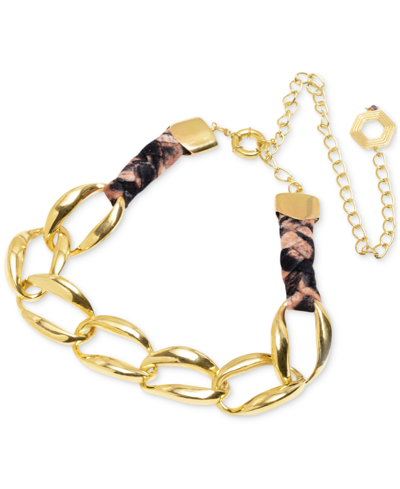 Shop Nectar Nectar New York 18k Gold-plated Aria Statement Necklace, 17-1/2" + 9" Extender In Gld