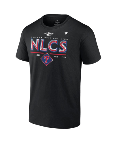 Shop Fanatics Men's  Black Philadelphia Phillies 2022 Division Series Winner Locker Room T-shirt