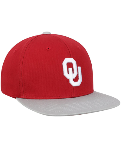 Top Of The World Big Boys  Crimson Oklahoma Sooners Maverick Snapback Adjustable Hat In Crimson