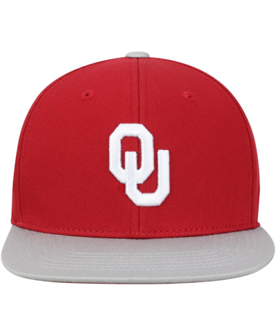 Top Of The World Big Boys  Crimson Oklahoma Sooners Maverick Snapback Adjustable Hat In Crimson