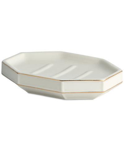 Shop Kassatex Montepellier Soap Dish In White