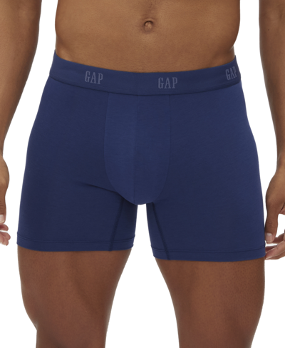 Shop Gap Men's 3-pk. Contour Pouch 5" Boxer Briefs In Chrome Blue,deep Cobalt,elysian Blue