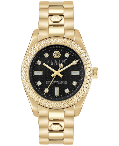 Philipp Plein Ip Yellow Gold Bracelet Watch In Gold