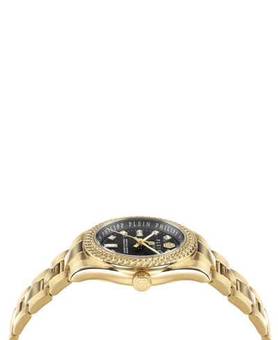 Philipp Plein Ip Yellow Gold Bracelet Watch In Gold