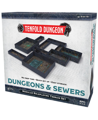 Shop Gale Force Nine Tenfold Dungeon Dungeons Sewers Modular Roleplaying Terrain 5e Role Playing Game Adventure 5 Piece S In Multi