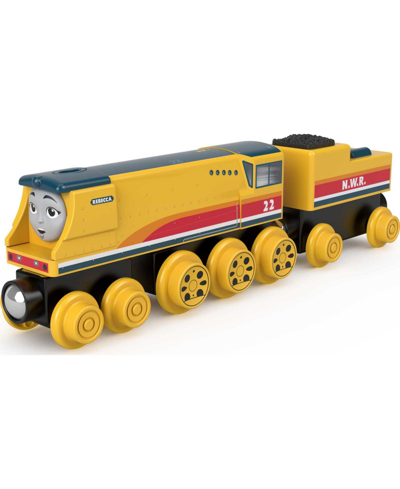 Shop Fisher Price Thomas And Friends Wooden Railway, Rebecca Engine And Coal-car In Multi-color