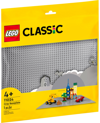 Shop Lego Classic 11024 Gray 48" X 48" Stud Toy Building Baseplate In No Color