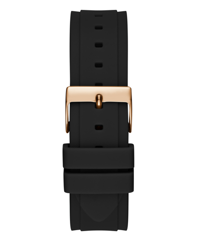 Shop Guess Women's Multi-function Black Silicone Watch 39mm