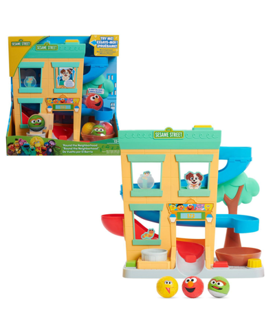 Sesame Street 'round The Neighborhood 4-piece Ball Drop Playset And Figures In No Color
