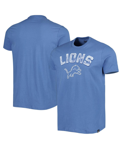 Shop 47 Brand Men's ' Blue Detroit Lions All Arch Franklin T-shirt