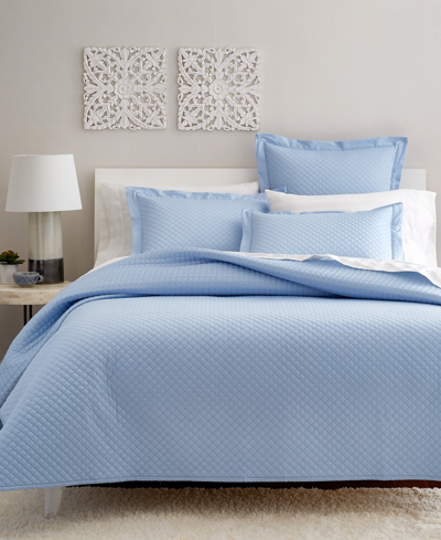 Charter Club Quilted Cotton 3-pc. Coverlet Set, King, Exclusively At Macy's In Horizon
