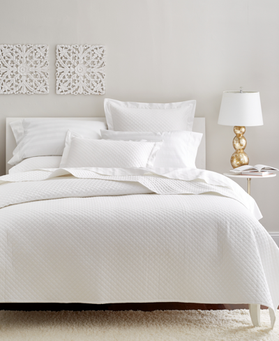 Shop Charter Club Damask Quilted Cotton 3-pc. Coverlet Set, King, Created For Macy's In Horizon