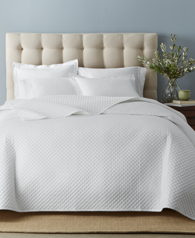 Shop Charter Club Damask Quilted Cotton 3-pc. Coverlet Set, King, Created For Macy's In Horizon