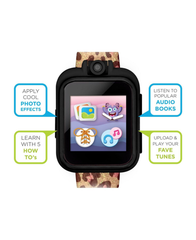 Playzoom Kid's  2 Leopard Print Tpu Strap Smart Watch 41mm In Leopard