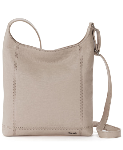 Shop The Sak Women's De Young Small Leather Crossbody In Sand