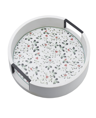 Winterberry Round Lazy Susan In Assorted