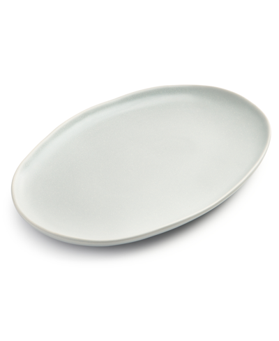 Shop Oake Ceramic Serving Platter, Created For Macy's In Blue