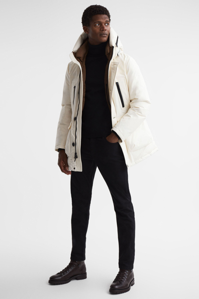 Shop Woolrich Hooded Arctic Parka In Artic White