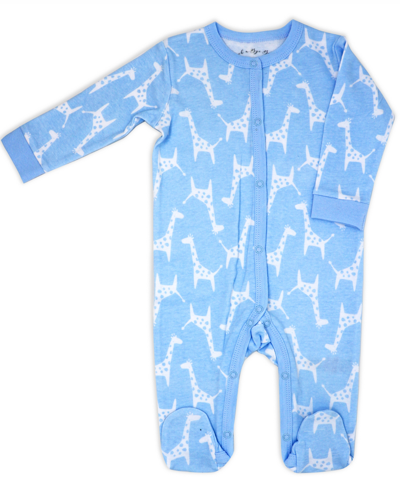 Shop Rock-a-bye Baby Boutique Baby Boys Safari Layette, 6 Piece Set In Blue