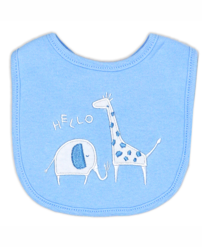 Rock-a-bye Baby Boutique Baby Boys Safari Layette, 6 Piece Set In Blue