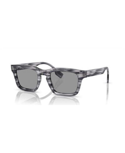 Shop Burberry Men's Sunglasses Be4403 In Gray