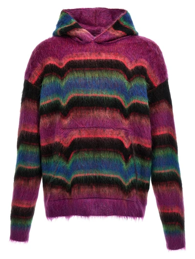 Shop Avril 8790 'skateboard' Hooded Sweater In Multicolor