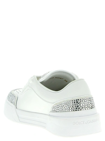 Shop Dolce & Gabbana 'new Roma' Sneakers In White