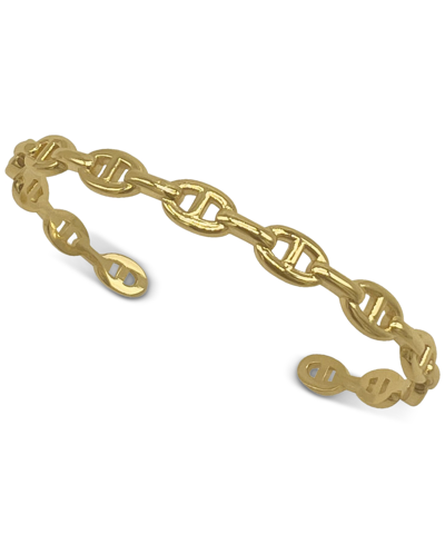 Shop Adornia 14k Gold-plated Mariner Link Cuff Bracelet