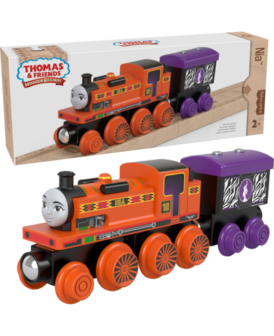 Shop Fisher Price Thomas And Friends Wooden Railway, Nia Engine And Cargo Car In Multi-color