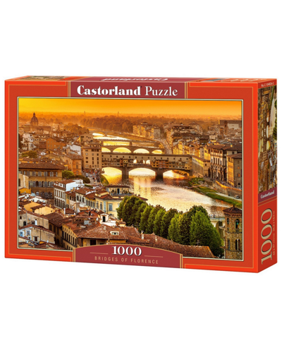 Shop Castorland Bridges Of Florence Jigsaw Puzzle Set, 1000 Piece In Multicolor