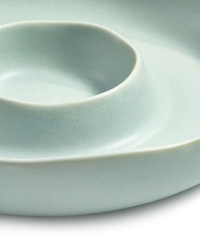 Shop Oake Ceramic Chip And Dip Server, Created For Macy's In Blue