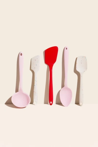 Shop Gir Ultimate 5-piece Silicone Kitchen Tool Set In Sweet Tooth