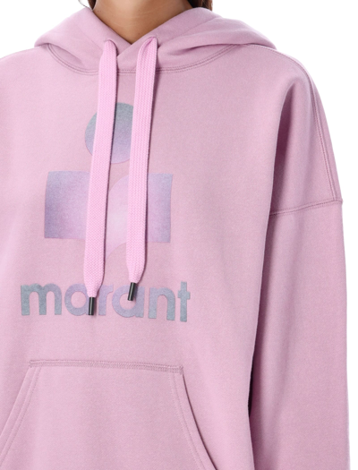 Shop Marant Etoile Mansel Hoodie In Light Pink