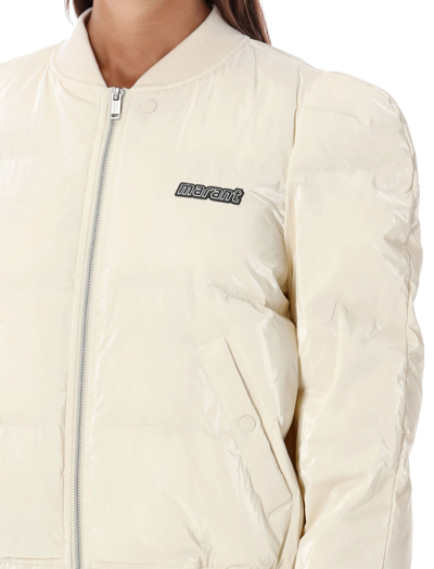 Shop Marant Etoile Cody Puffer Jacket In Ecru