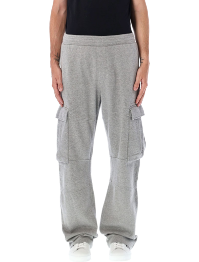 Shop Givenchy Jogging Cargo Pants In Grey