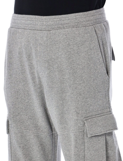 Shop Givenchy Jogging Cargo Pants In Grey