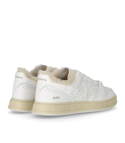 Shop Premiata Quinnd 6571m Sneaker In Bianco