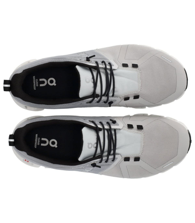 Shop On Cloud 5 Waterproof Grey Sneaker In Grigio