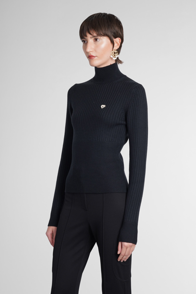 Shop Casablanca Knitwear In Black Wool