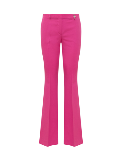 Shop Versace Medusa Trousers In Waterlily